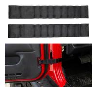 2x Adjustable Interior Door Limiting Check Straps, Heavy-Duty Nylon Webbing with Multi-Hole Adjustment, Compatible with For Wrangler TJ JK JKU For JL