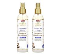 2x African Pride Moisture Miracle Coconut Milk & Honey Leave-in Conditioner 8oz