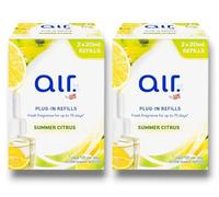 2x Air by W5 - LidL | Plug in Refills - Summer Citrus | 2x20mL Each