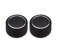 2x Air Car Radio Volume Control Knob Tuner Suitable For 22912547 Button Broadcast Knob Control Switch Conditioning Heat Switch Button Knobs Ac Heater Blower Fan Heater