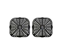 2X Air Fryer Grill Plate for Instants 6QT Air Fryers, Upgraded Square Grill Pan Tray Replacement Parts