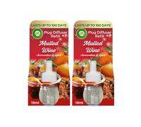 2x Air Wick Mulled Wine Clementine & Spice Electrical Plug In Refill