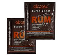 2x Alcotec Distiller’s Yeast Rum with Glucoamylase Enzyme 73g 25L