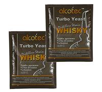 2X Alcotec Distiller’s Yeast Whisky with Glucoamylase Enzyme 73g 25L