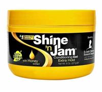 2X AMPRO SHINE 'N JAM CONDITIONING GEL EXTRA HOLD 8oz-FAST UK DELIVERY