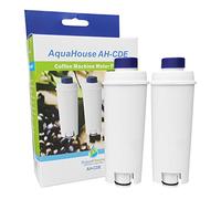 2X AquaHouse AH-CDE Compatible Filter for DeLonghi DLSC002, SER3017, 5513292811, fits BCO, EC800, EC680, Esam, ETAM, Bean to Cup Coffee Maker