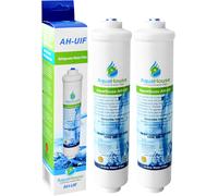 2X Aquahouse AH-UIF External Fridge Water Filter Fits Samsung DA29-10105J & LG 5