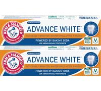 2x Arm And Hammer White Toothpaste Advance 75ml Mint Whitening Baking Soda
