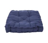2X Armchair Booster Cushion Linen Cotton Seat Pad Dining Chair Floor Chair Riser