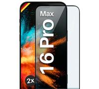 2x Armor Film For Apple iPhone 16 Pro Max Glass Full Screen Cover Tempered Glass