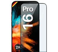 2x Armor Film For Apple iPhone 16 Pro Real Glass Full Screen Cover Tempered G...