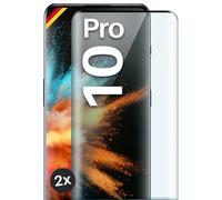 2x Armor Film For OnePlus 10 Pro Display Real Glass Full Screen Cover Tempere...