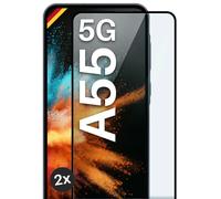 2x Armor Film For Samsung Galaxy A55 5G Real Glass Full Screen Cover Tempered...
