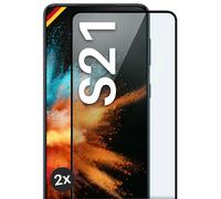 2x Armor Film For Samsung Galaxy S21 Real Glass Full Screen Cover Tempered Glass