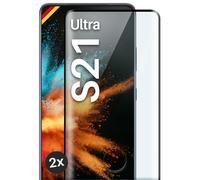 2x Armor Film For Samsung Galaxy S21 Ultra Glass Full Screen Cover Tempered G...