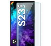 2x Armor Film For Samsung Galaxy S23 Ultra Glass Full Screen Cover Tempered G...