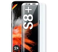 2x Armor Film For Samsung Galaxy S8 Plus Real Glass Full Screen Cover Tempere...