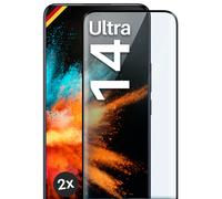2x Armor Film For Xiaomi 14 Ultra Tempered Real Glass Full Screen Cover Tempe...