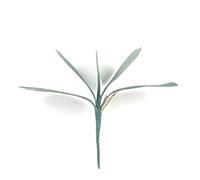 2x Artificial Orchid Phalaenopsis Leaves Potted Plant Leaf Home Office Decorative