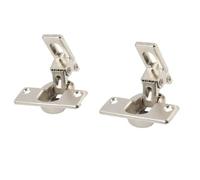 2X Aspares Genuine Compatible with AEG Integrated Washing Machine Cupboard Door Hinge & 1245378003
