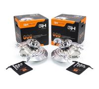 2x Assembled Steering Knuckle Front Right=Left GH-281530AH/V