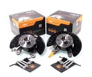 2x Assembled Steering Knuckle Front Right=Left GH-283387H/V