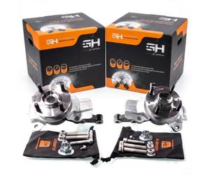 2x Assembled Steering Knuckle Front Right+Left GH-283549H/V