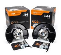 2x Assembled Steering Knuckle Front Right=Left GH-283621AH/V