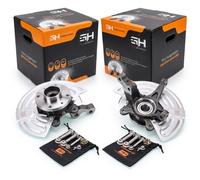 2x Assembled Steering Knuckle Front Right=Left GH-283950AH/V