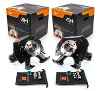 2x Assembled Steering Knuckle Front Right=Left GH-284331H/V