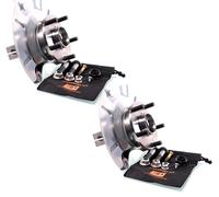 2x Assembled Steering Knuckle Front Right+Left GH-285204AH/V