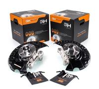 2x Assembled Steering Knuckle Front Right=Left GH-289965AH/V