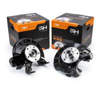 2x Assembled Steering Knucles Front for Skoda Fabia 99-, Toledo 2012-