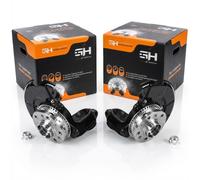 2x Assembled Steering Knucles Front Right and Left for VOLKSWAGEN GOLF IV