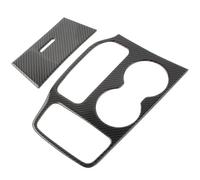2X Auto Dashboard Gear Shift Panel Cover for Jeep for Grand Cherokee 2016 2017 2018 2019 2020 2021 LHD Carbon Fiber ABS Car Sticker Molding Strip