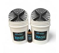 2x Auto Rae-Chem Twin Bucket Wash Kit + 500ml Spiced Citrus Glow Shampoo