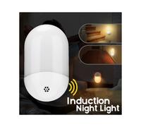 2X Automatic LED Night Light Wall Plug In Warm Dusk Dawn Sensor Light
