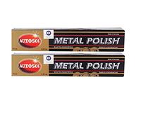 2x Autosol Metal Polish and Chrome Aluminium 75ml 3.33 oz FRESH STOCK