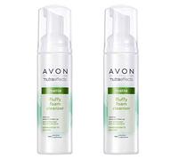 2x Avon Nutraeffects Mattifying Fluffy Foaming Cleanser/Face Wash- 150ml (300ml)