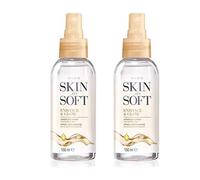 2x AVON SKIN SO SOFT ENHANCE & GLOW AIRBRUSH SPRAY MEDIUM SKIN 150ml