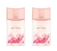 2x Avon Soft Musk EDT Parfum Spray 50ml(100ml)