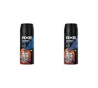 2x AXE Deospray Skateboard & Fresh Roses Bodyspray 48h Protection 150ml New