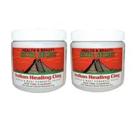 2x Aztec Secret Indian Healing Clay 1 lb - 100% Natural Bentonite Clay