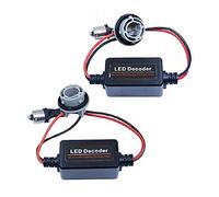 2x BA15S 1156 LED Bulb OBC Warning Canceller Decoder, Riloer Load Resistor Adapter, Warning Error Canceller