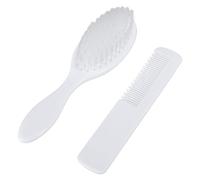 2x Baby Grooming Kit with Comb, Massage Brush with Soft Bristle Registry Gift Hair Brush for Newborn Boy, Girl Winter Thick Warm Mittens