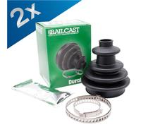 2x Bailcast - Stretchy Duraboot Driveshaft Joint CV Boot Kit Gaiter Cone DBC200