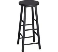 2X Bar Stools Kitchen Breakfast Pub Stools Black