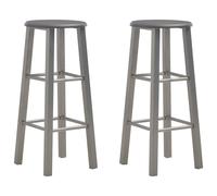 2x Bar Stools MDF Bar Seats Stools Bar Chair Counter Multi Colours vidaXL