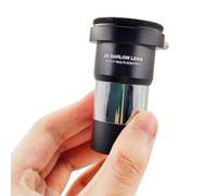 2X Barlow Lens Double The Magnification 1.25 Inch Fully Multicoated Optics Metal Barlow Lens with M42 Thread Camera Connect Interface for Telescope Eyepiece