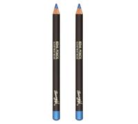 2x Barry M Kohl Eyeliner Pencil Electric Blue - Bundled by Smart Cutie
